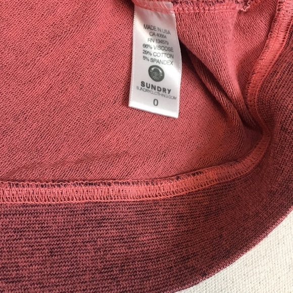 Sundry Amour patch Open Back Top - Picture 7 of 8